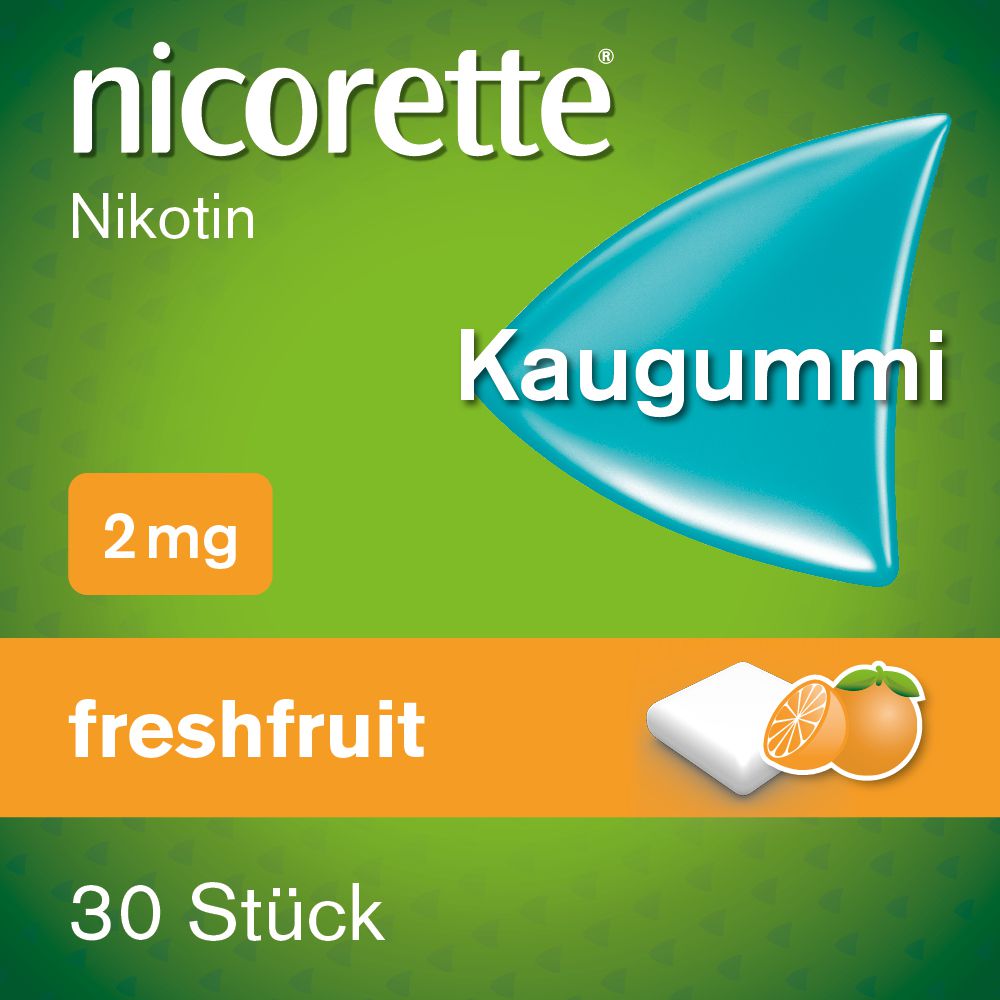 NICORETTE 2 mg freshfruit Kaugummi